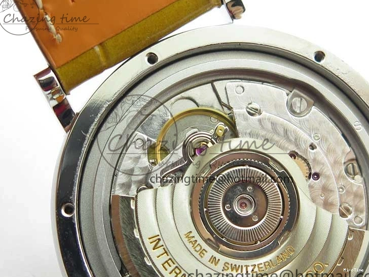 MIROTIME 0515 Durable Portofino 37mm SS V7F 1:1 Best Edition White Dial on Light Brown Leather Strap A 7092